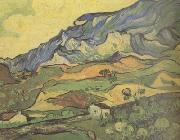Vincent Van Gogh Les Alpilles,Mountainous Landscape near Saint-Remy (nn04) oil